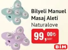 NATURALOVE BİLYELİ MANUEL MASAJ ALETİ